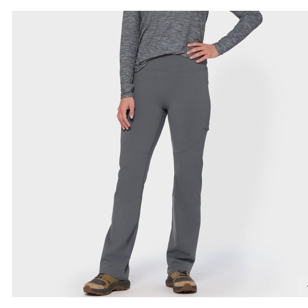 Duluth Trading Co. Women's NoGA Work Hi-Rise Bootcut Pants figure flattering NWT